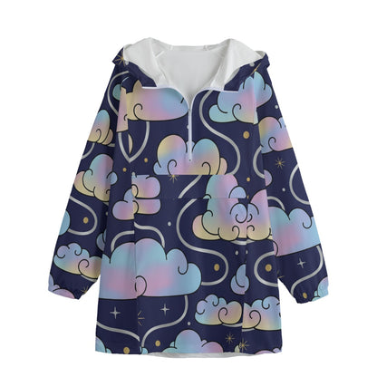 Unisex Windbreaker Long Jacket
