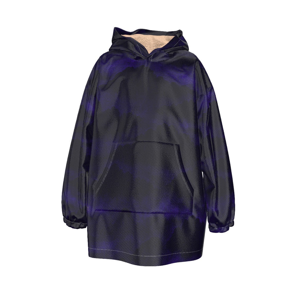 Unisex Kid's Sherpa Fleece Hoodie Blanket