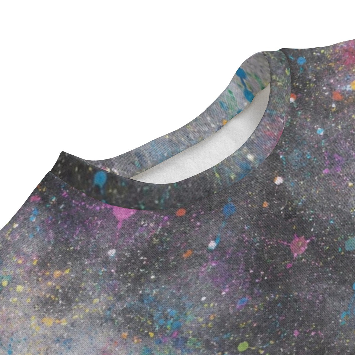 Unisex Drop-shoulder Knitted Fleece Sweater - view 3