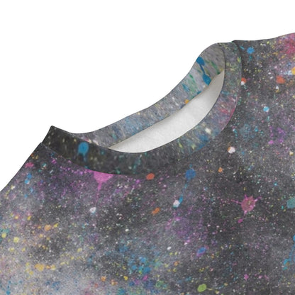 Unisex Drop-shoulder Knitted Fleece Sweater - view 3