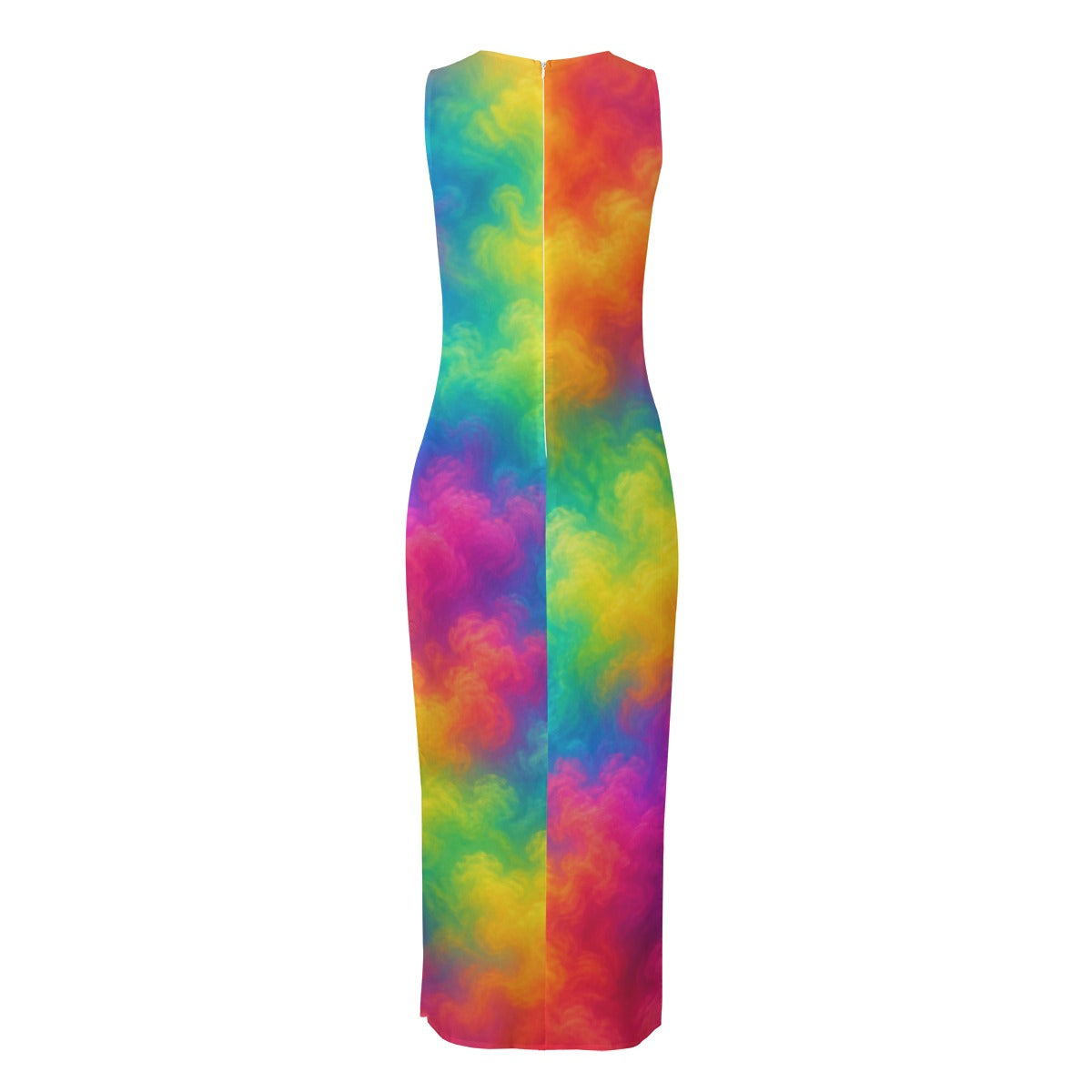 Women's Beach Perspective Chiffon Sleeveless Dress