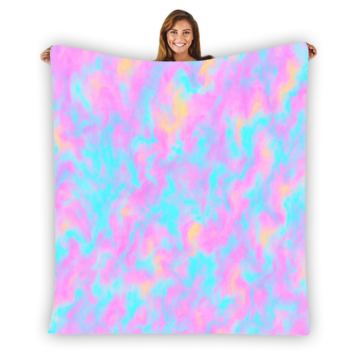 Unisex Single-Side Printing Flannel Blanket