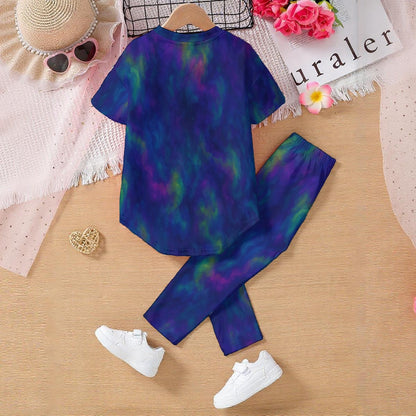 Unisex Kids' Casual Top and Pants Set