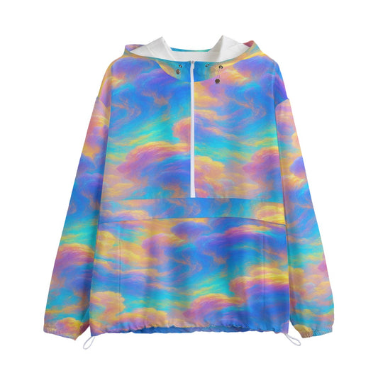 Unisex Pullover Jacket With Zipper Closure