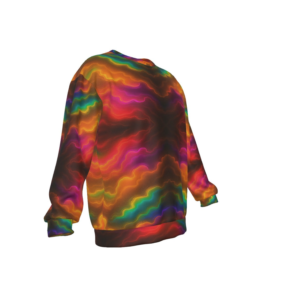 Men's Drop Shoulder Round Neck Long-Sleeved Sweatshirt