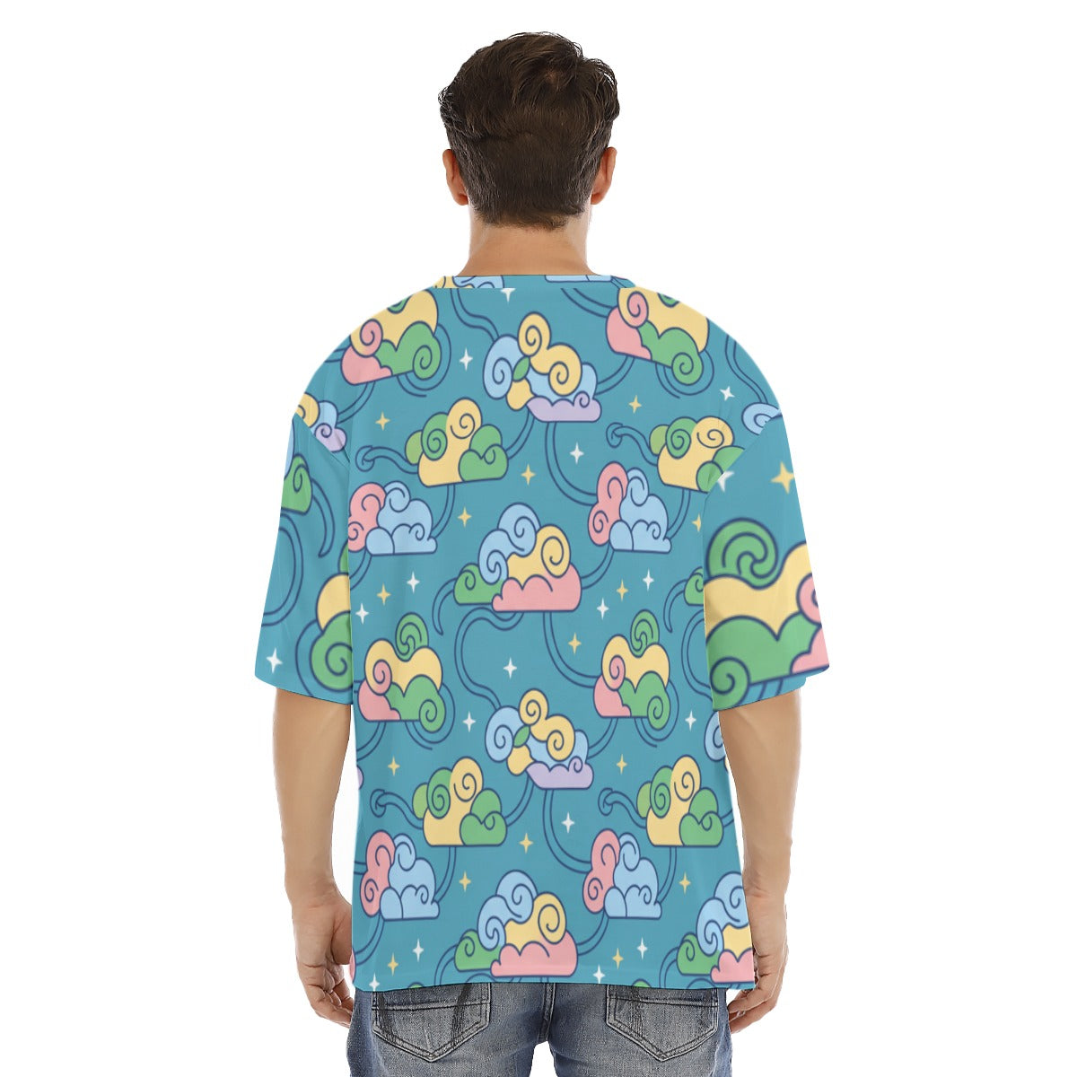 Men's Drop Shoulder T-shirt With Short Sleeve