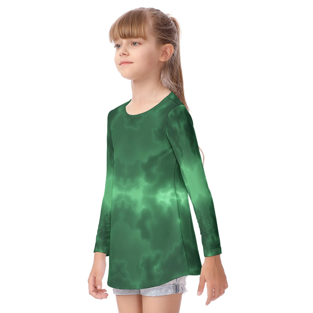 Unisex Kid's Long Sleeve O-neck T-shirt