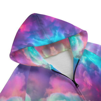 Kid's Zip Up Raglan Sleeve Hoodie | 310GSM Cotton