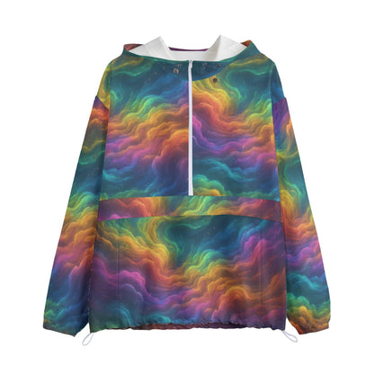 Unisex Pullover Jacket With Zipper Closure