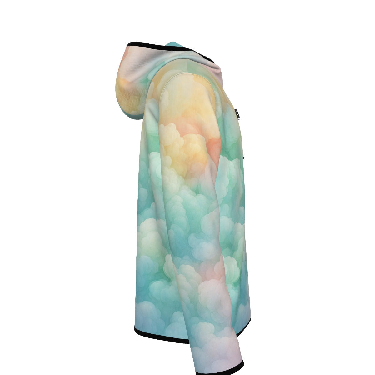 Men's Stylish Hoodie with Thumb Hole Design - view 3