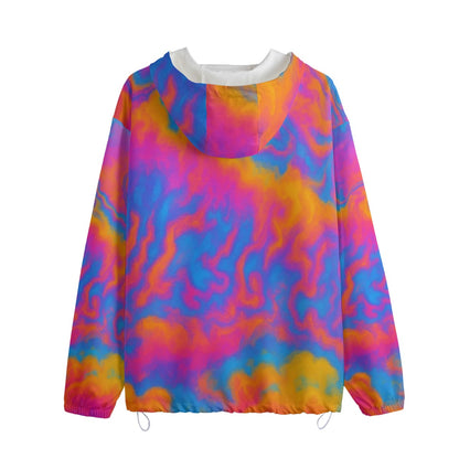 Unisex Pullover Jacket With Zipper Closure