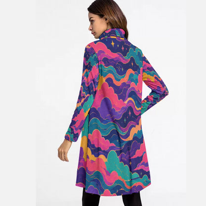 Women's High Neck Dress With Long Sleeve by O’Nimbus – view 4