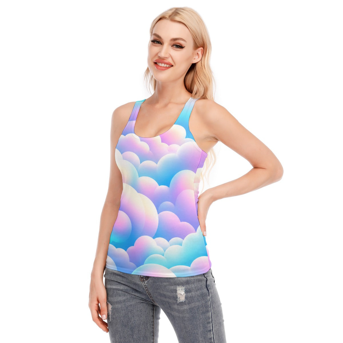Women's Racer Vest | 190GSM Cotton