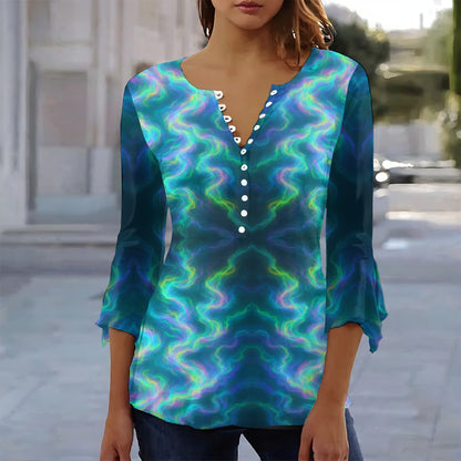 Women's T-shirt With 3/4 Sleeve