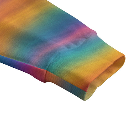 Unisex V-neck Knitted Fleece Cardigan With Button Closure