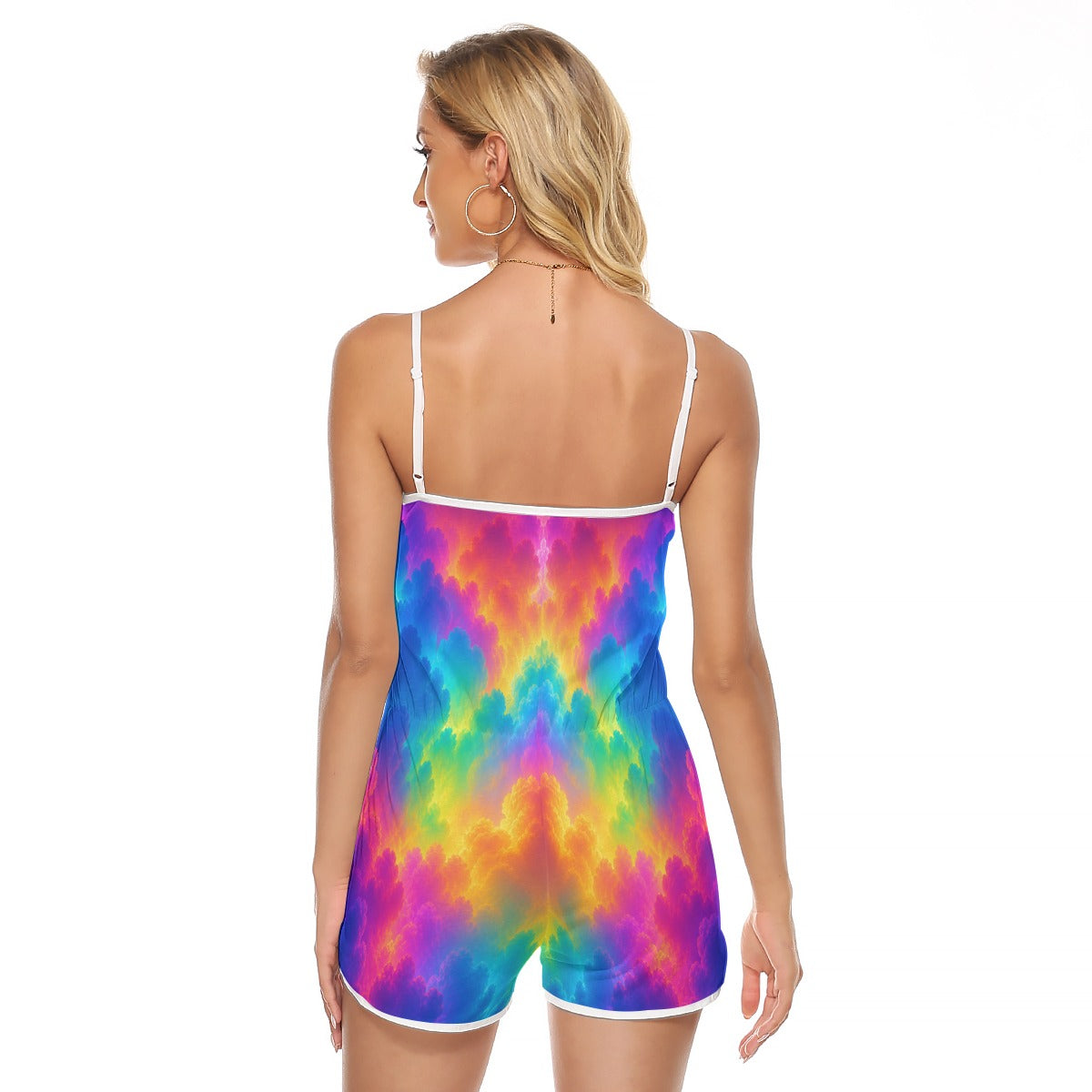 Women's V-neck Cami Romper