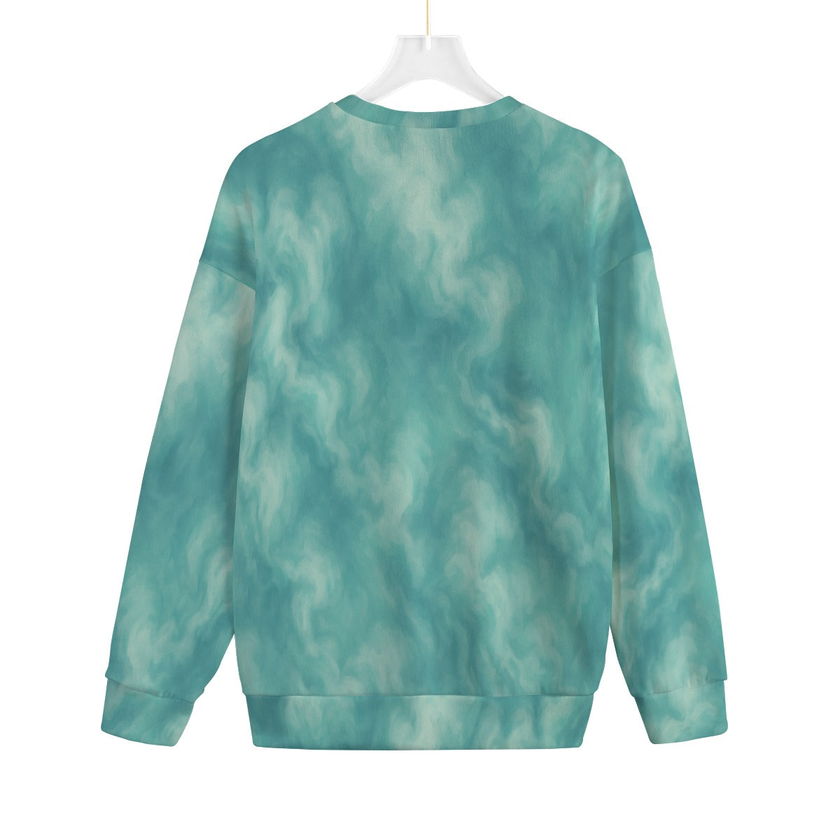 Unisex Drop-shoulder Knitted Fleece Sweater - view 2