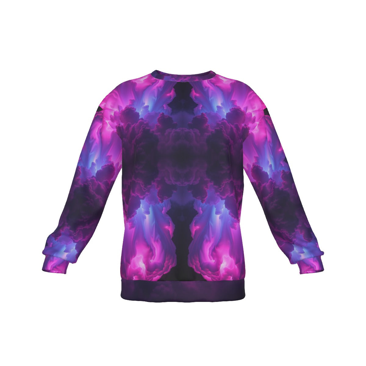 Men's Drop Shoulder Round Neck Long-Sleeved Sweatshirt