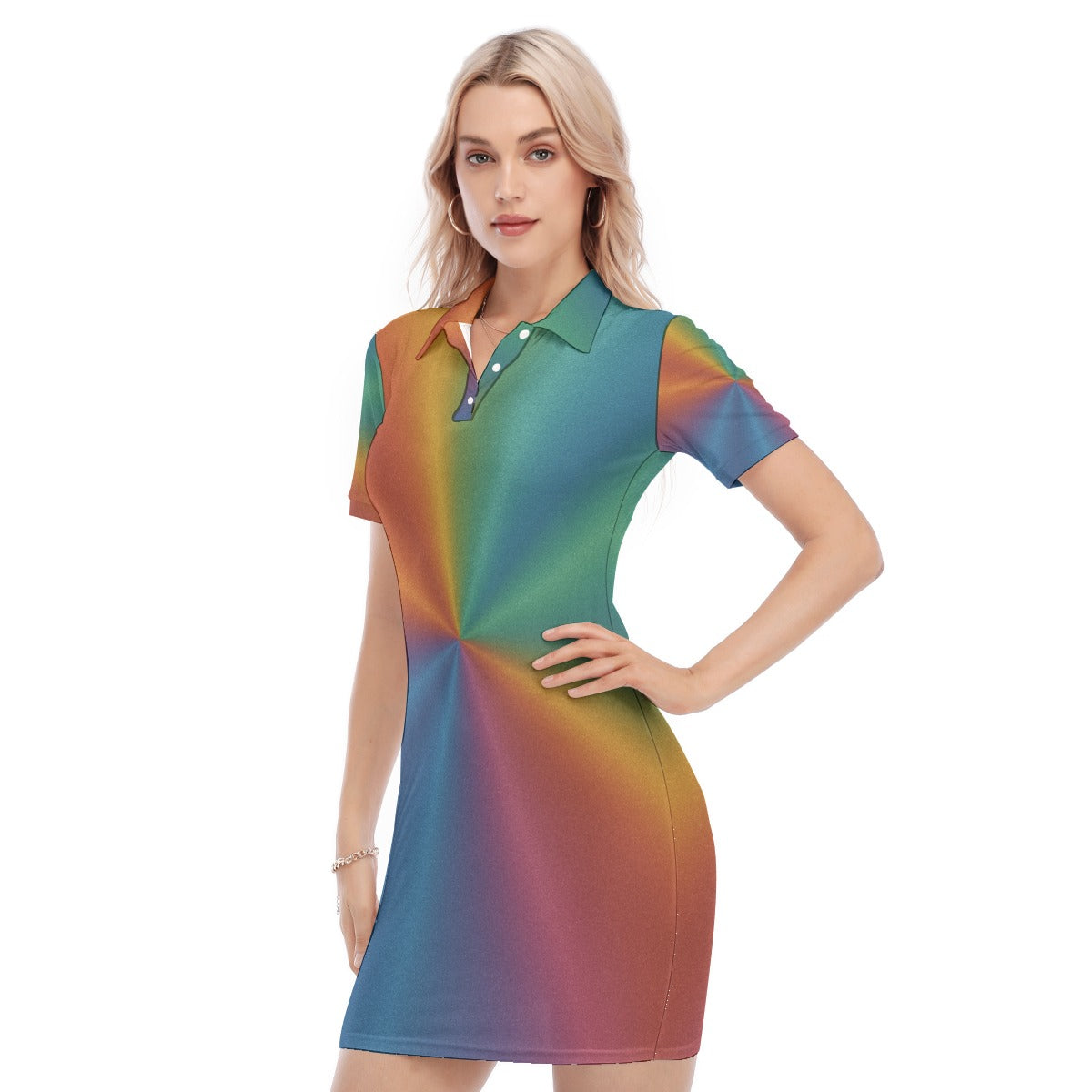 Women's Polo Collar Dress