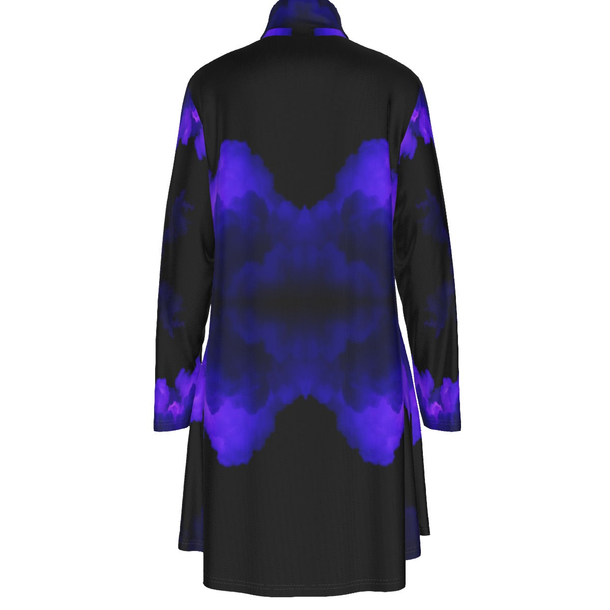 Women's High Neck Dress With Long Sleeve