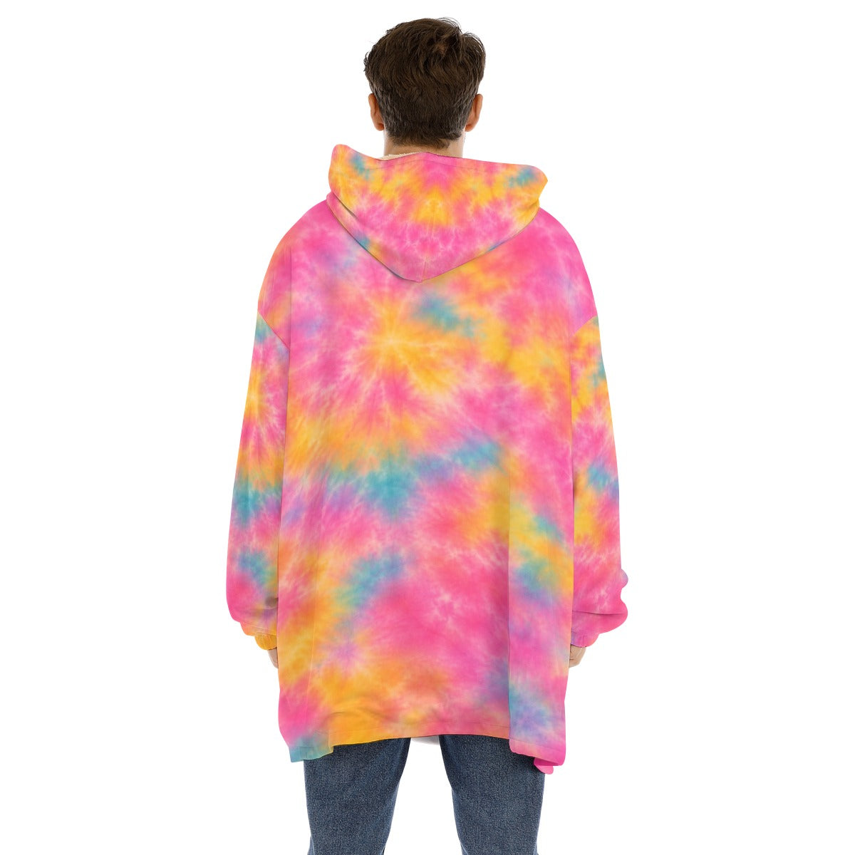 Unisex Sherpa-Fleece Hoodie Blanket - view 4