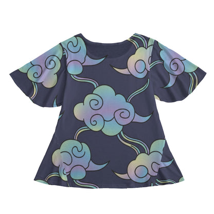 Women's Round Neck T-shirt With Short Sleeve