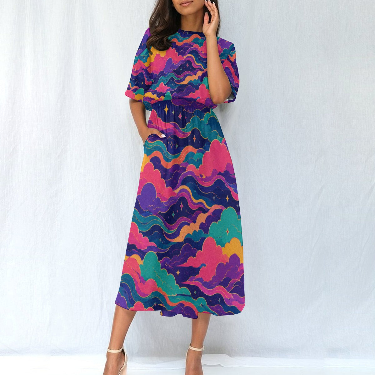 Women's Elastic Waist Dress by O’Nimbus – view 2