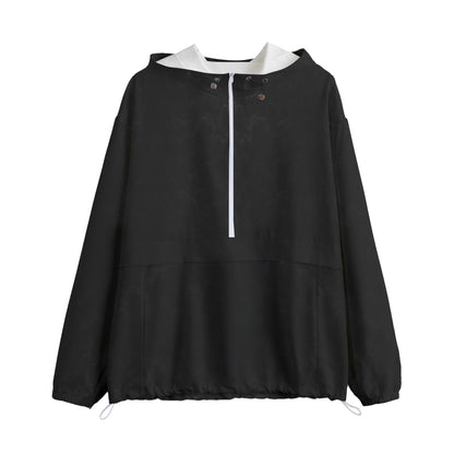 Unisex Pullover Jacket With Zipper Closure