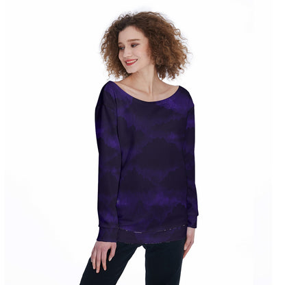 Women's Off-Shoulder Sweatshirt