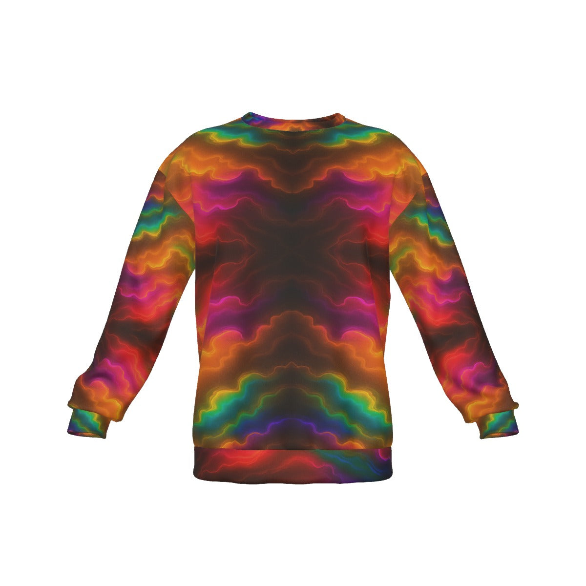 Men's Drop Shoulder Round Neck Long-Sleeved Sweatshirt