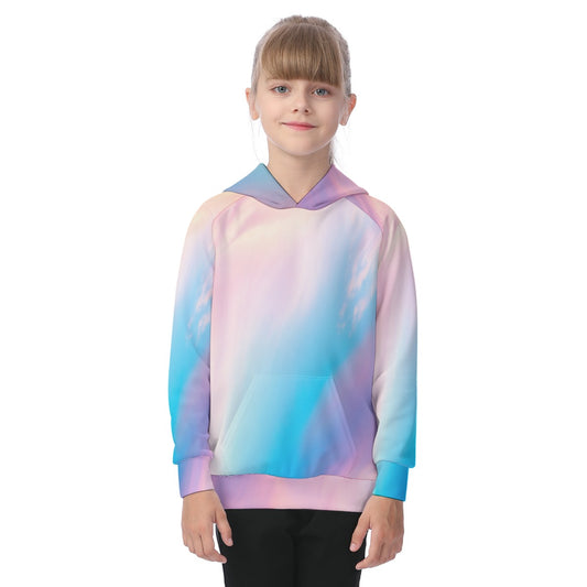 Unisex Kid's Raglan Pullover Hoodie