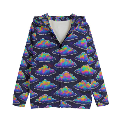 Unisex Kid's Zip Up Raglan Sleeve Hoodie | 310GSM Cotton