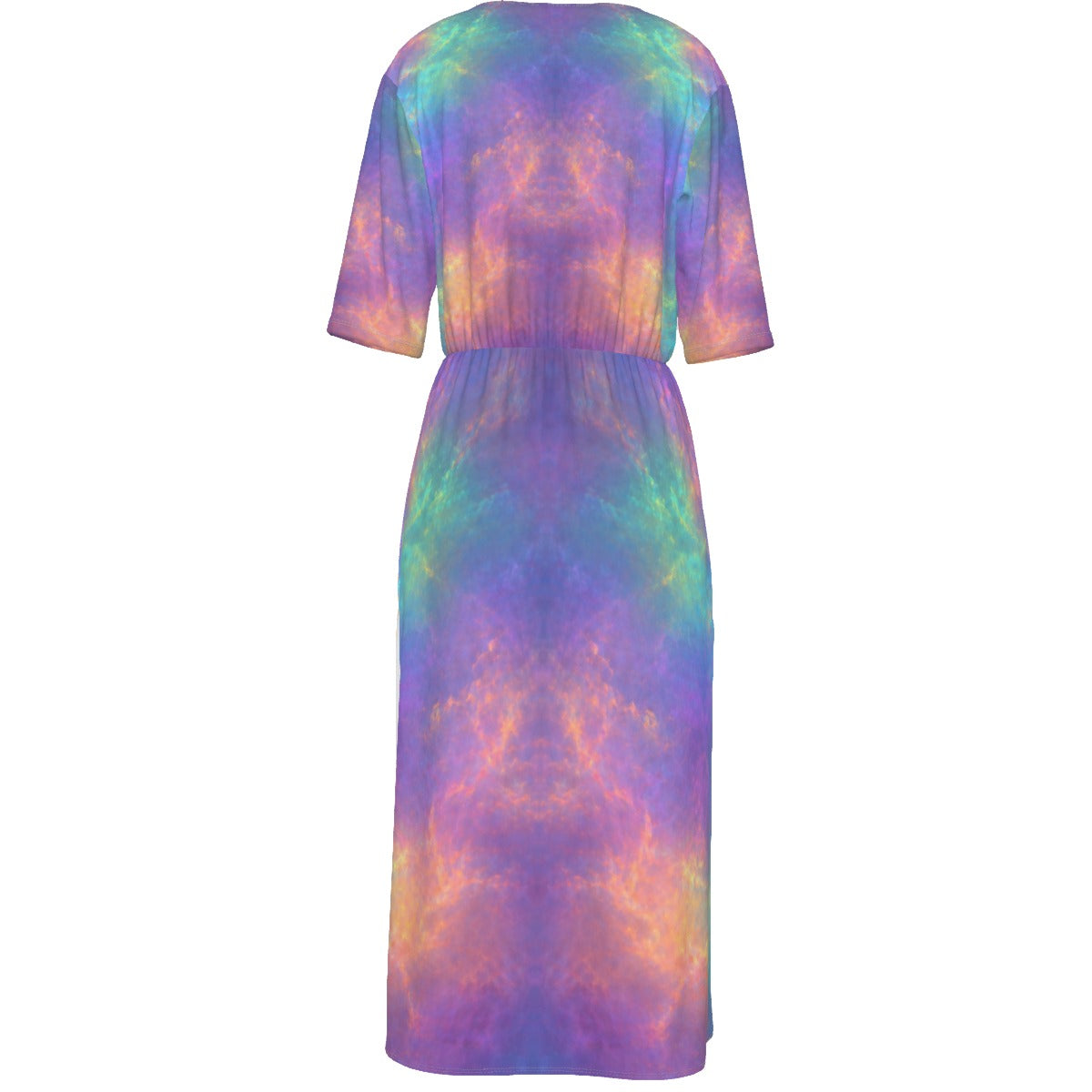 Women's Short Sleeve V-neck Dress
