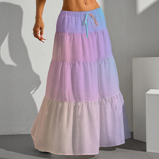Women's Pleated Long Skirt