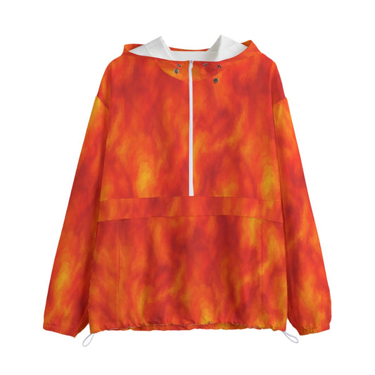 Unisex Pullover Jacket With Zipper Closure