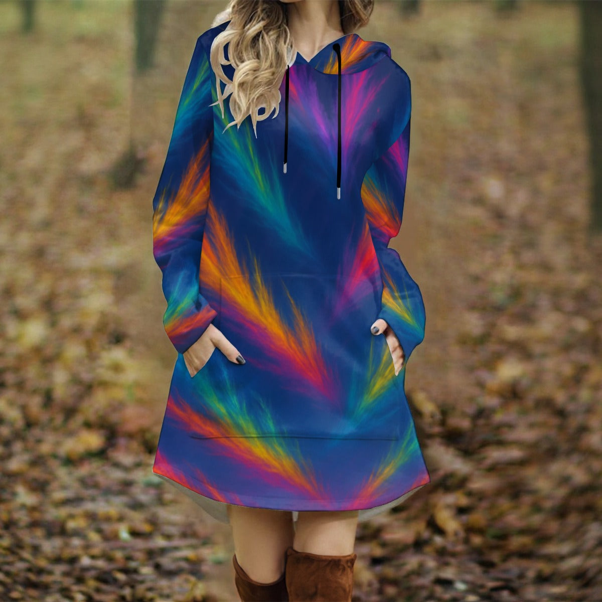 Women's Longline Hoodie Dress