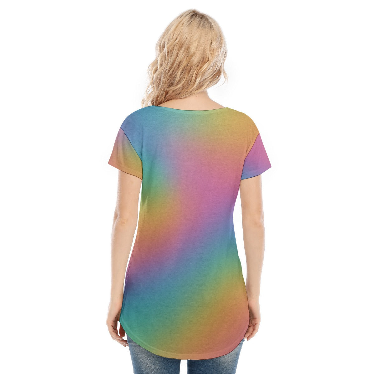 Women's V-neck Short Sleeve T-shirt