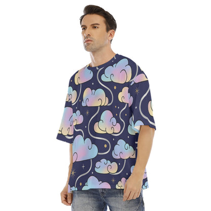 Men's Drop Shoulder T-shirt With Short Sleeve