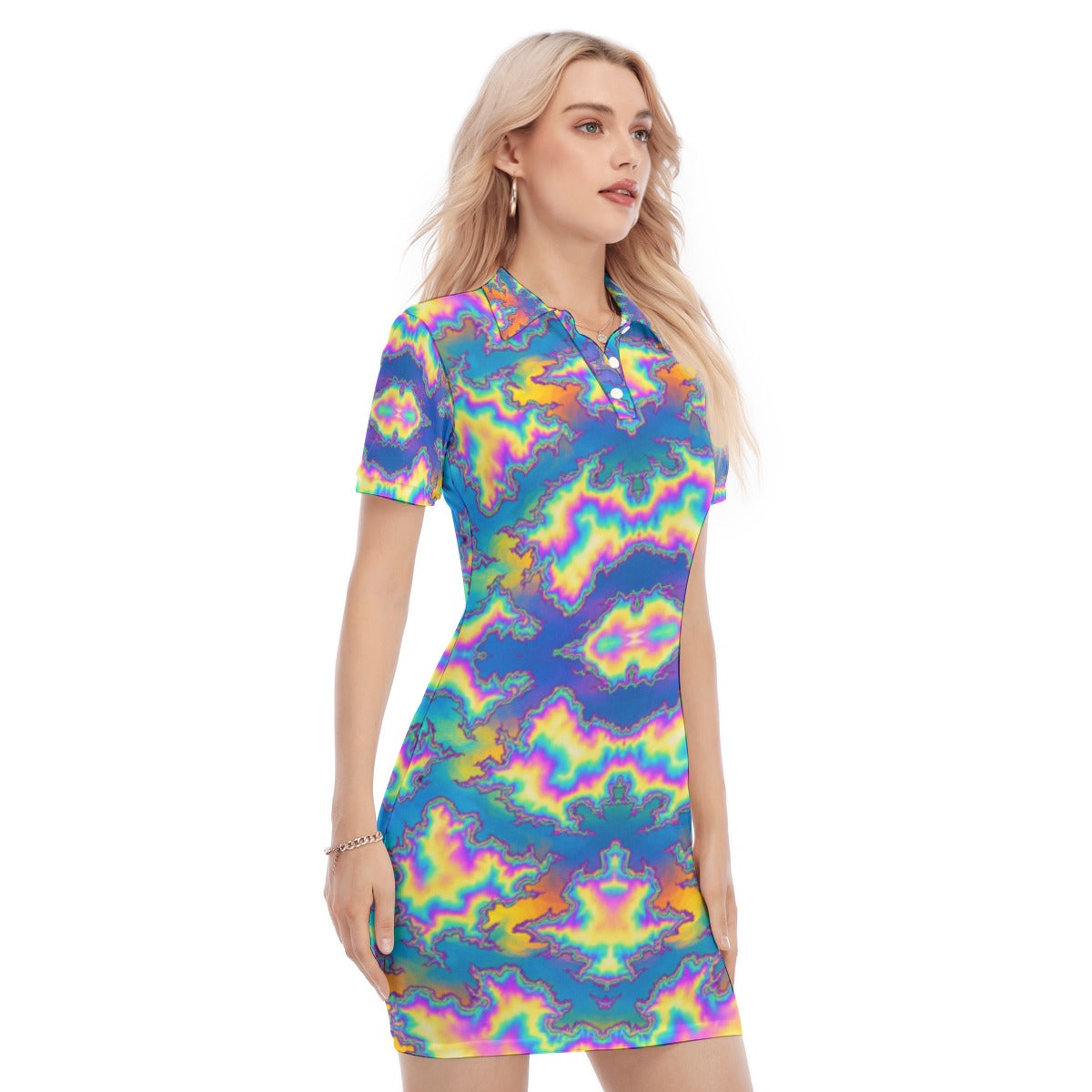 Women's Polo Collar Dress