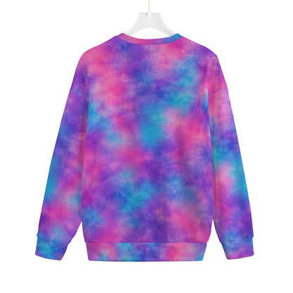 Unisex Drop-shoulder Knitted Fleece Sweater - view 2