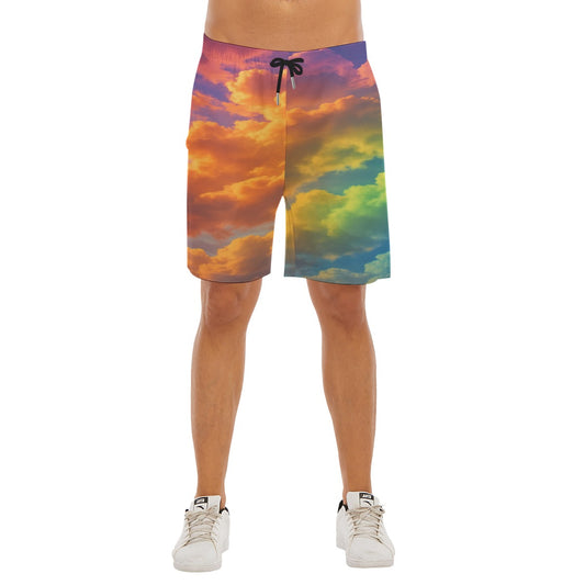 Men's Beach Shorts With Elastic Waist