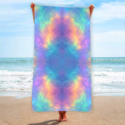 Adult Beach towel Vertical Style Printed in USA|320GSM