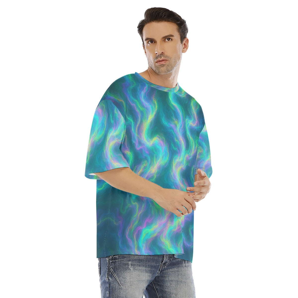 Men's Drop Shoulder T-shirt With Short Sleeve