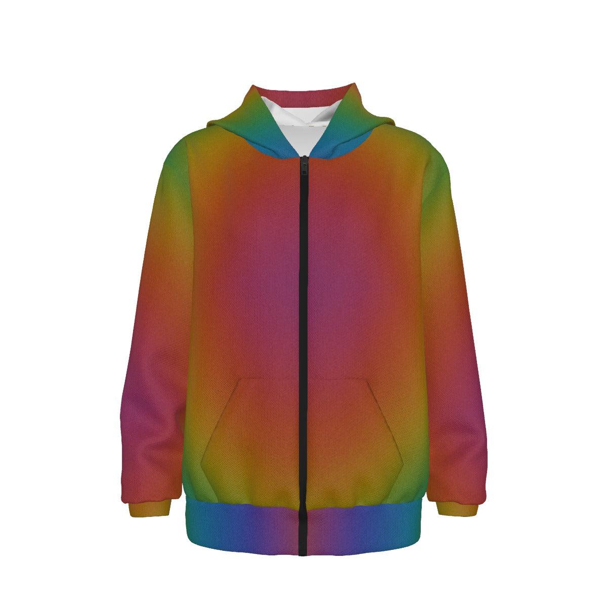 Unisex Kid's Heavy Fleece Zip Up Hoodie