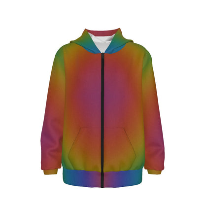 Unisex Kid's Heavy Fleece Zip Up Hoodie