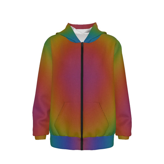 Unisex Kid's Heavy Fleece Zip Up Hoodie