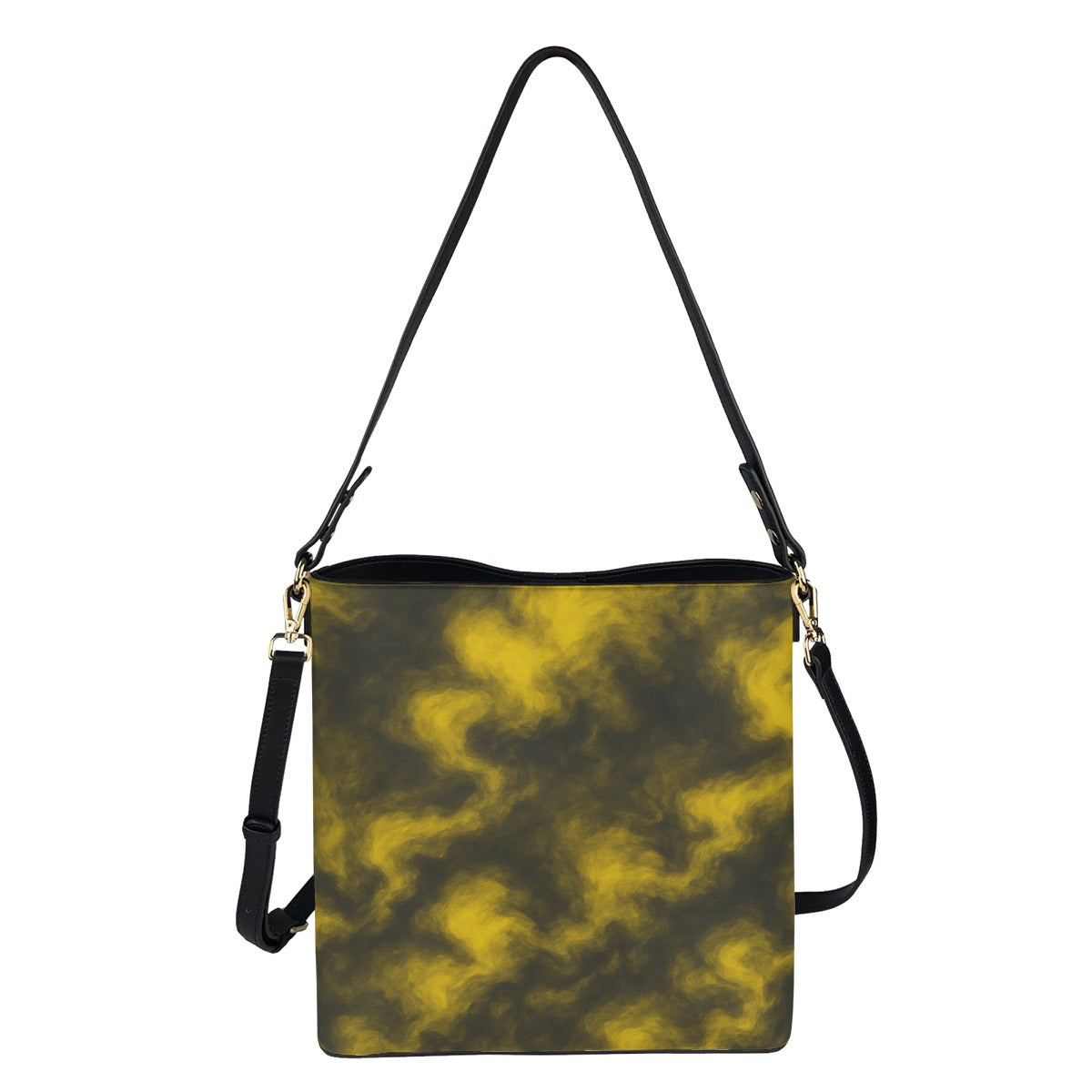 Unisex Minimalist Square Crossbody Bucket Bag