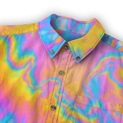 Men's Casual Lapel Long Sleeve Shirt|125GSM Cotton