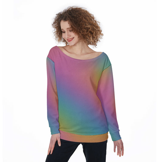 Women's Off-Shoulder Sweatshirt