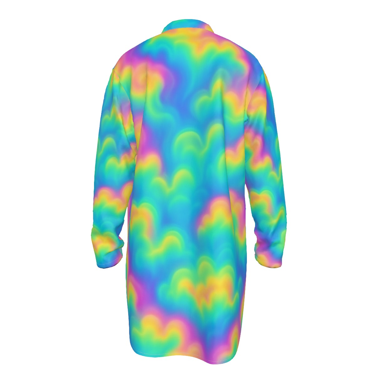 Men's Stand-up Collar Long Shirt